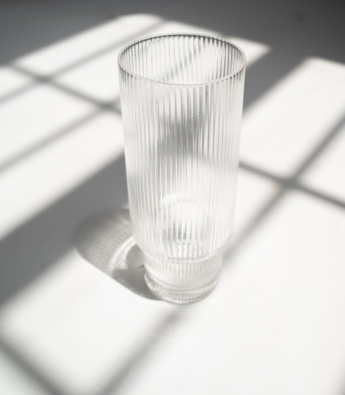 Textured Drinking Glass