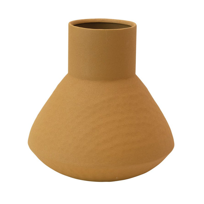Mustard Textured Vase