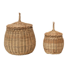 Load image into Gallery viewer, Wicker Baskets with Lids
